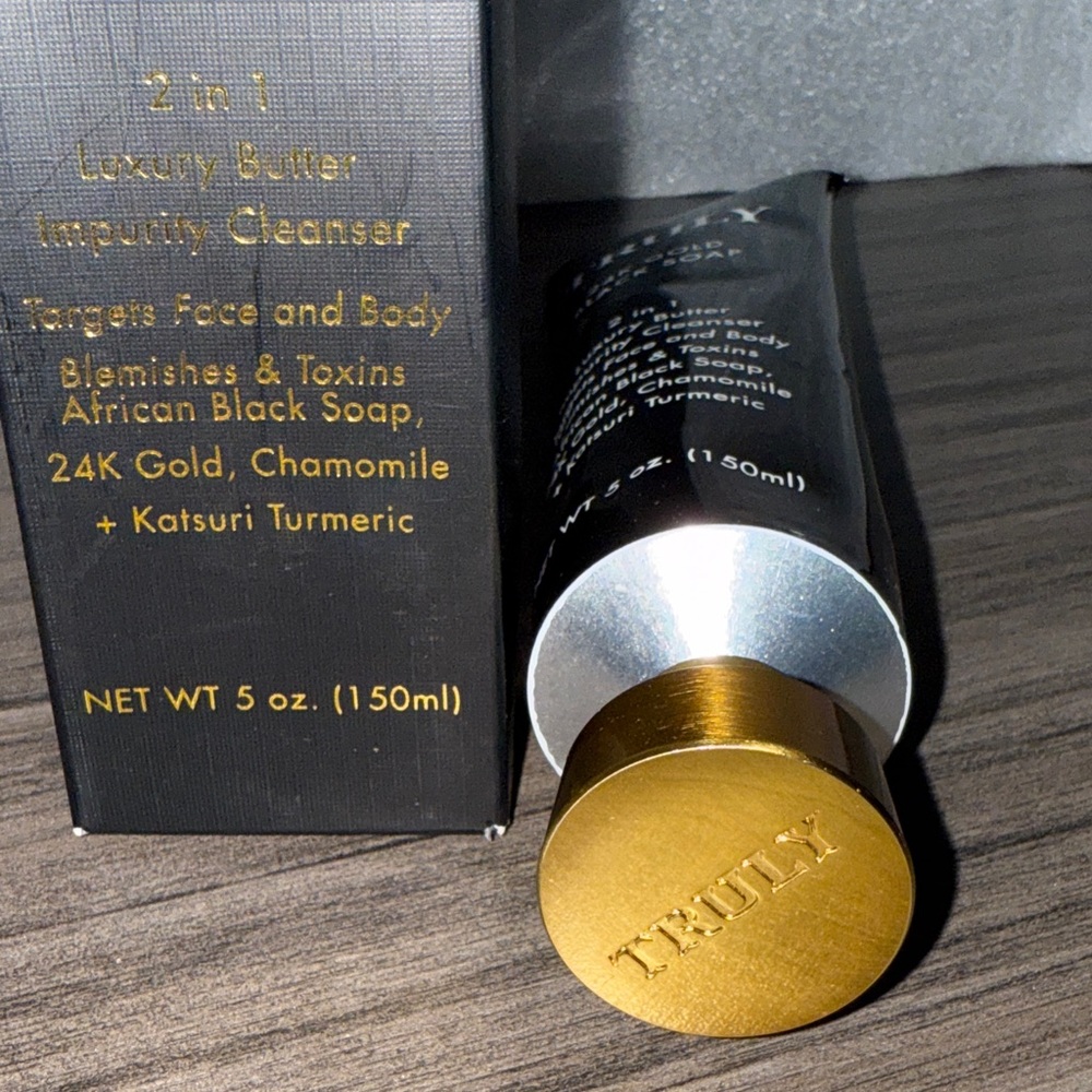 Truly Beauty 24K Gold Black Soap for Face and Body | BNIB Sealed Unused - Picture 8 of 11